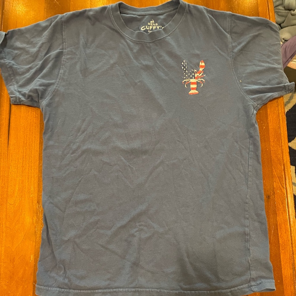 Cuffys mens blue t shirt size medium
